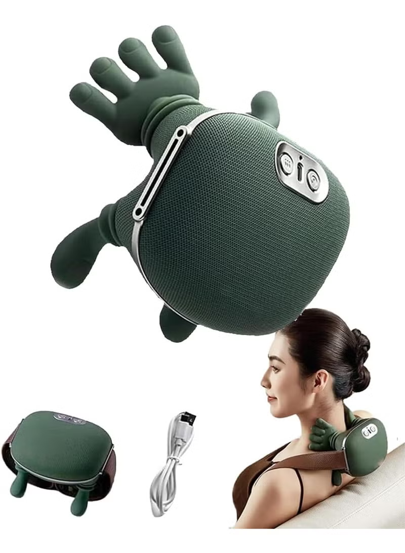 Prime Spot-Neck & Shoulder Massager with Heat – Portable Deep Tissue Pain Relief